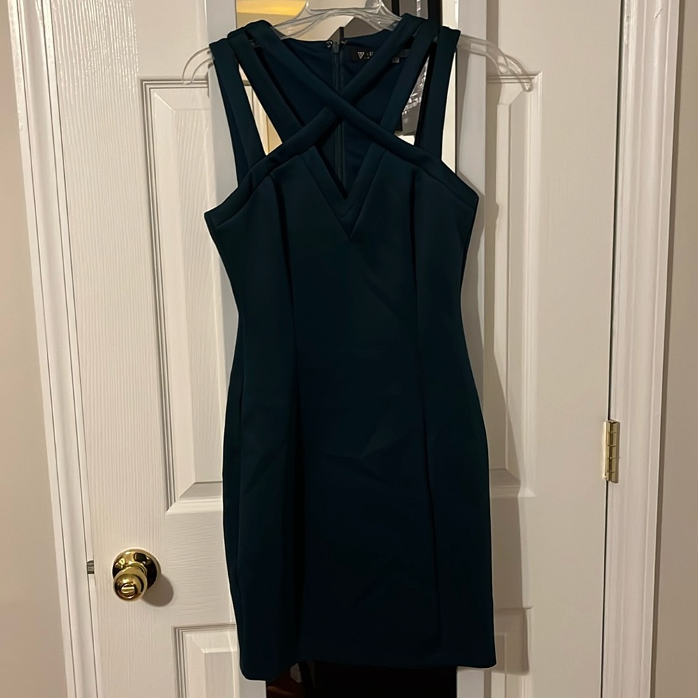 Dark Green Strappy Dress